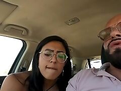 Krista Reyes Loves While Providing A Nice Suck Off In A Car - Hd