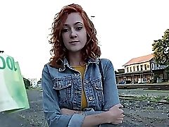 Red-haired Gets Paid To Get Laid In Superb Point Of View Scenes